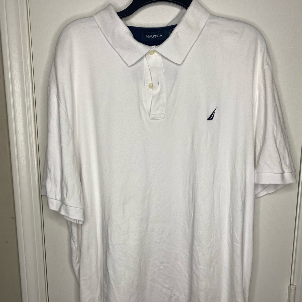 Nautica White Polo -XXL